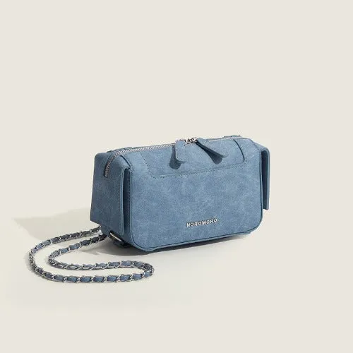 Trendy Denim Mini Messenger Bag