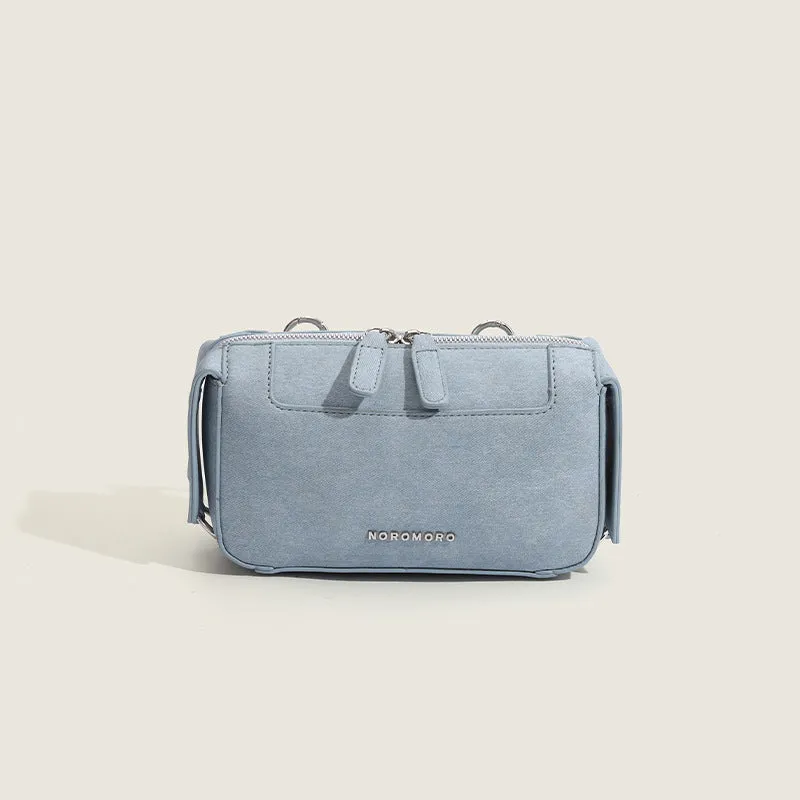 Trendy Denim Mini Messenger Bag