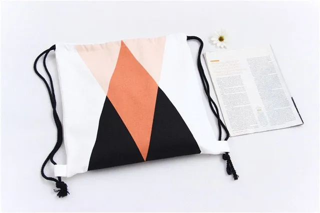 TTOU Fashion Geometric Backpack