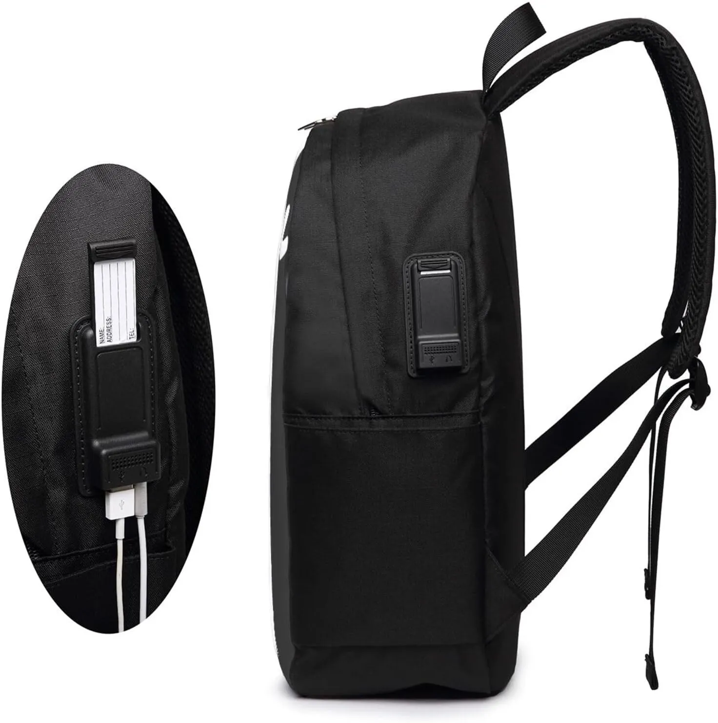 Uruguay Uruguayan Soccer Football Flag Laptop Backpacks Travel Backpack Casual Business Daypack Sport Rucksack Computer Bag Fits up to 17 Inch Notebook with USB Port