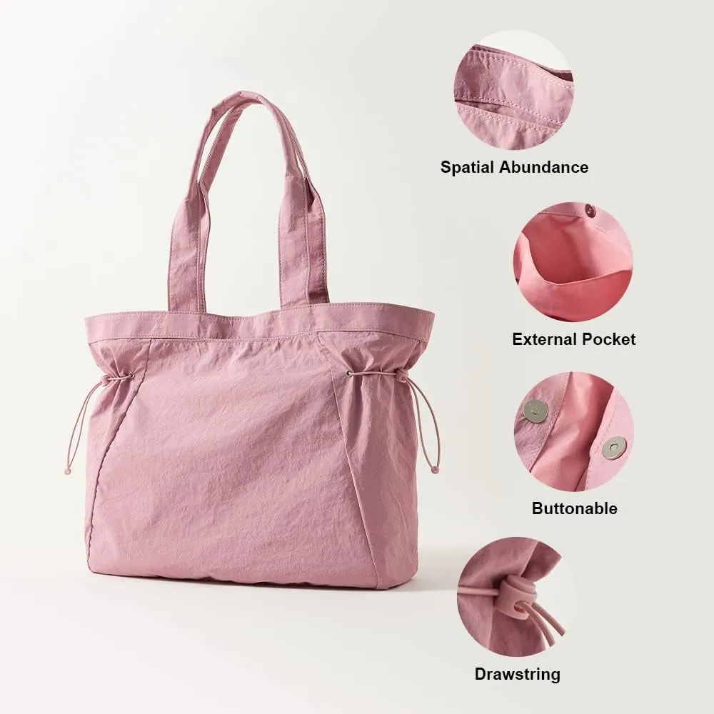 VAKAER Tote Bag for Women, 18L Side Cinch Shopper Bag, Large Hobo Bag, Lightweight Shoulder Bags for Work, Workout, Travel