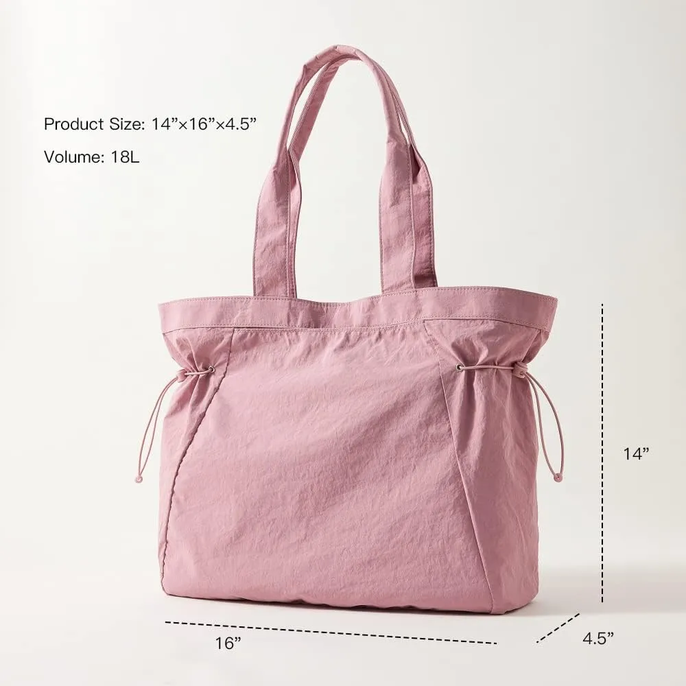 VAKAER Tote Bag for Women, 18L Side Cinch Shopper Bag, Large Hobo Bag, Lightweight Shoulder Bags for Work, Workout, Travel
