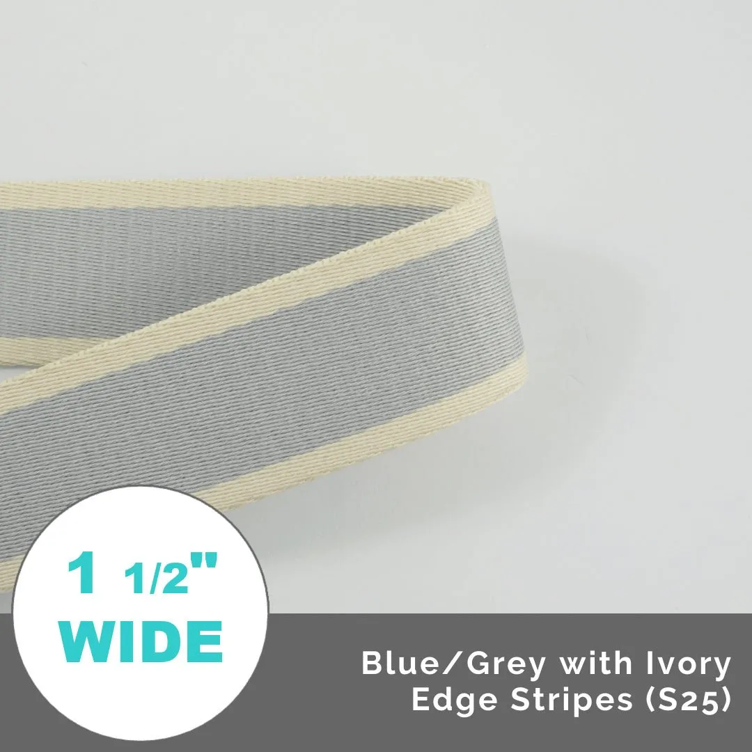 Varsity Stripes 1 1/2" (38mm) Wide (Per 1 Yard)