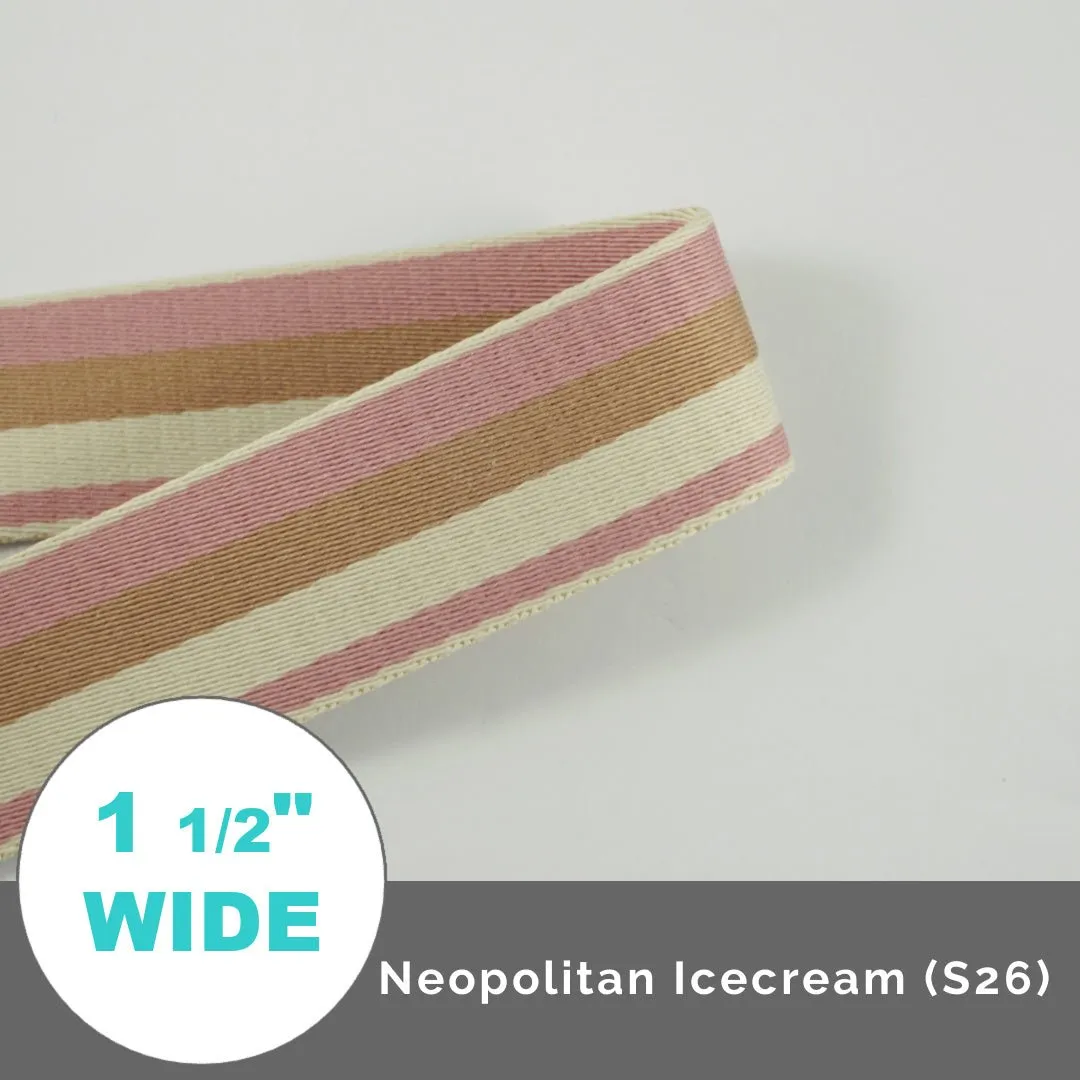 Varsity Stripes 1 1/2" (38mm) Wide (Per 1 Yard)