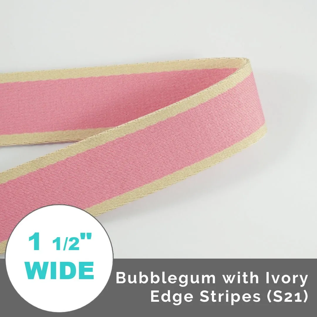 Varsity Stripes 1 1/2" (38mm) Wide (Per 1 Yard)