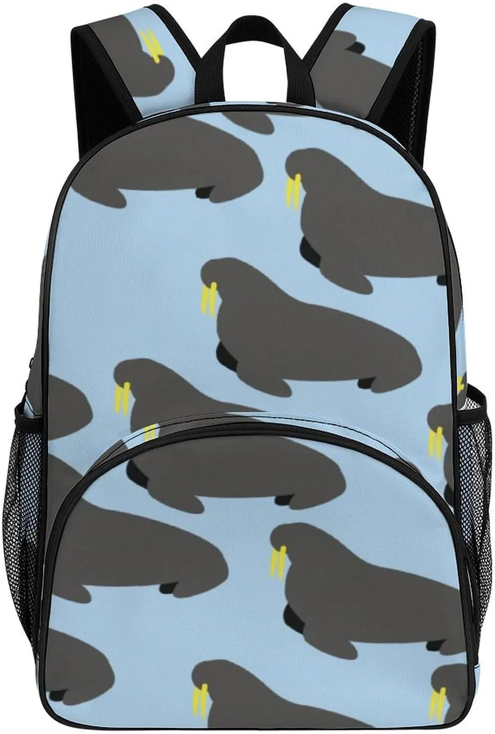 Walrus Animal Ocean Pattern Large Backpacks for Men Women Business Hiking Travel Work