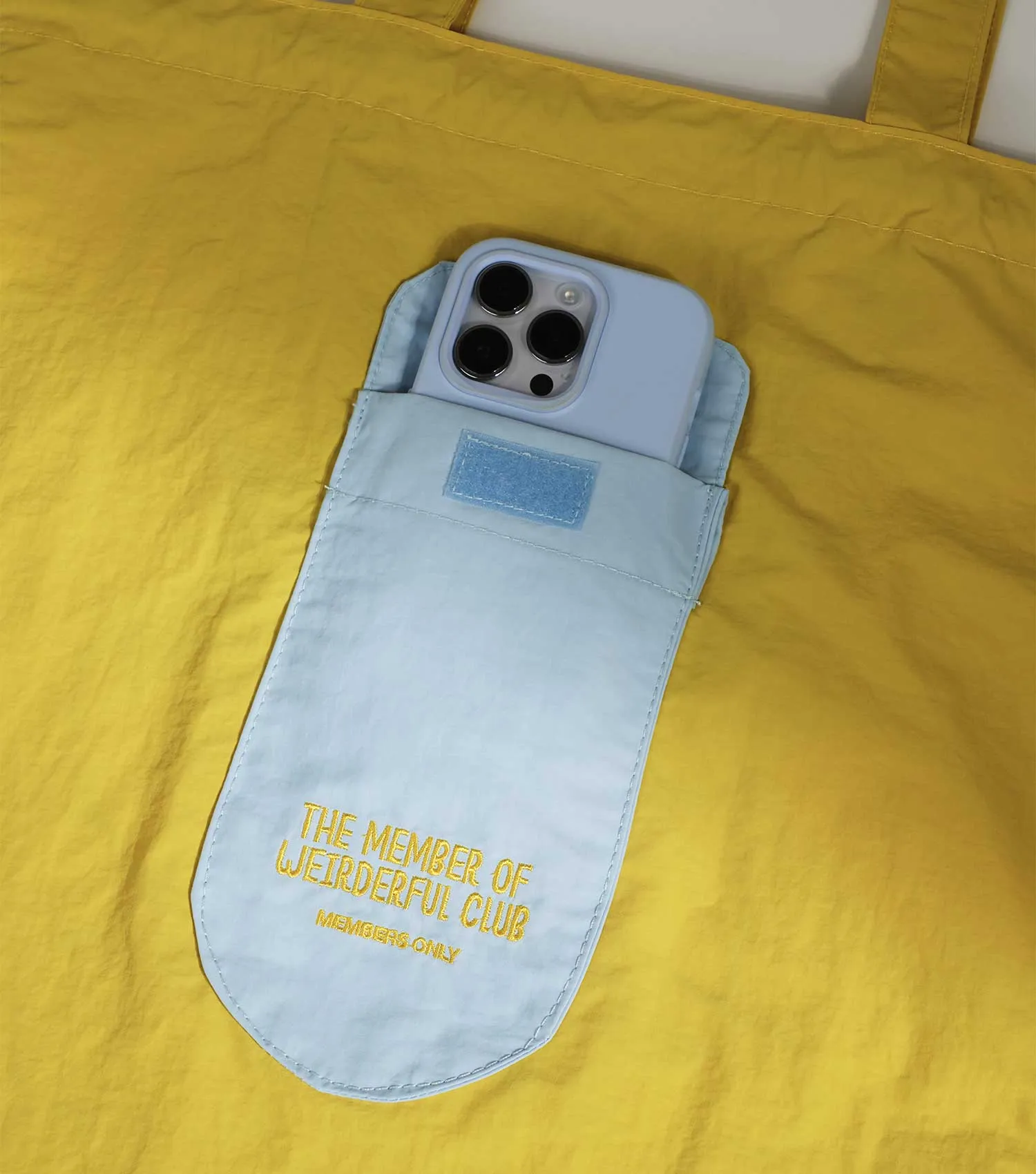 WAWW ‘LIPATO Mustard’—Pocketable Drawstring Bag