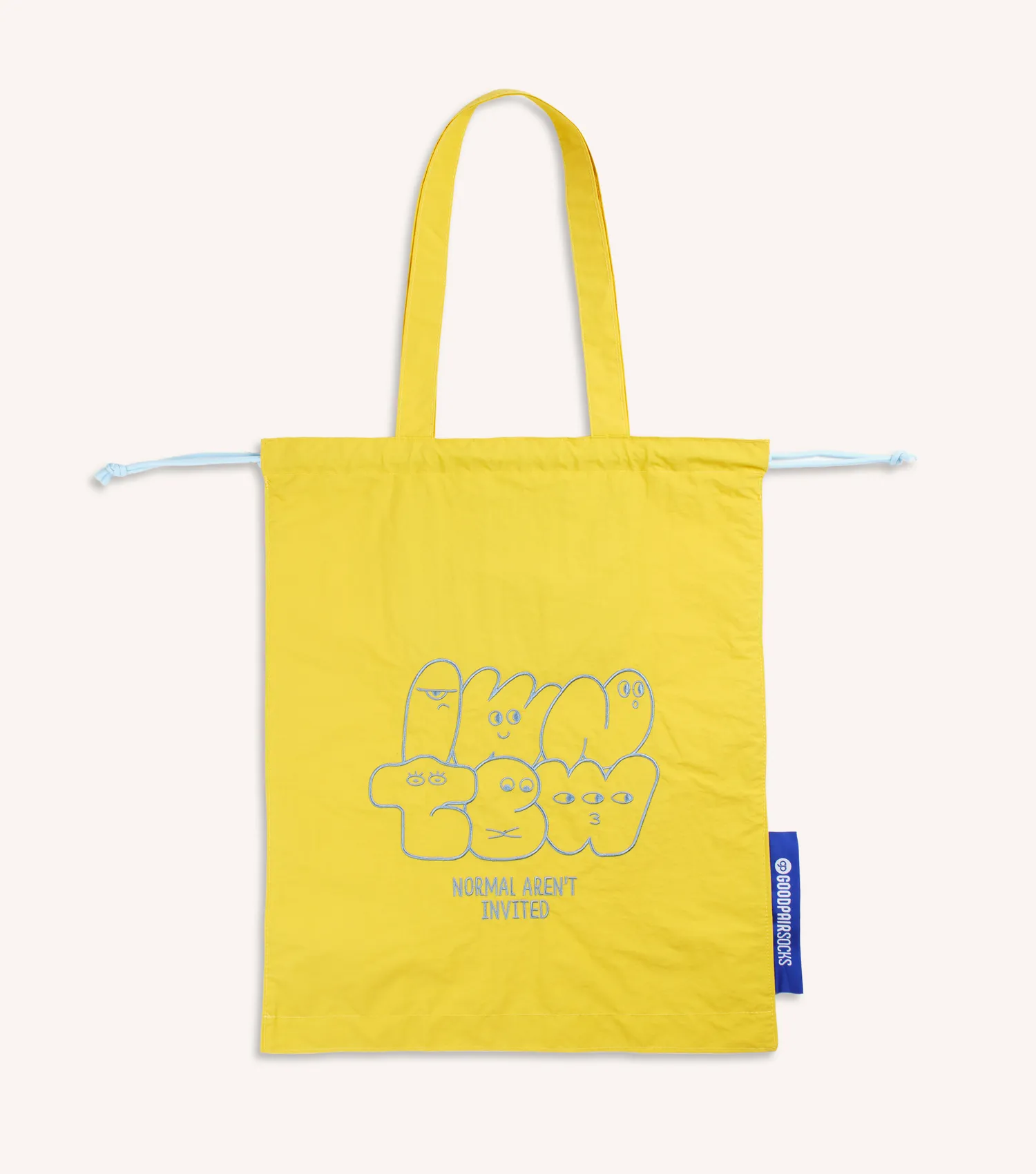 WAWW ‘LIPATO Mustard’—Pocketable Drawstring Bag