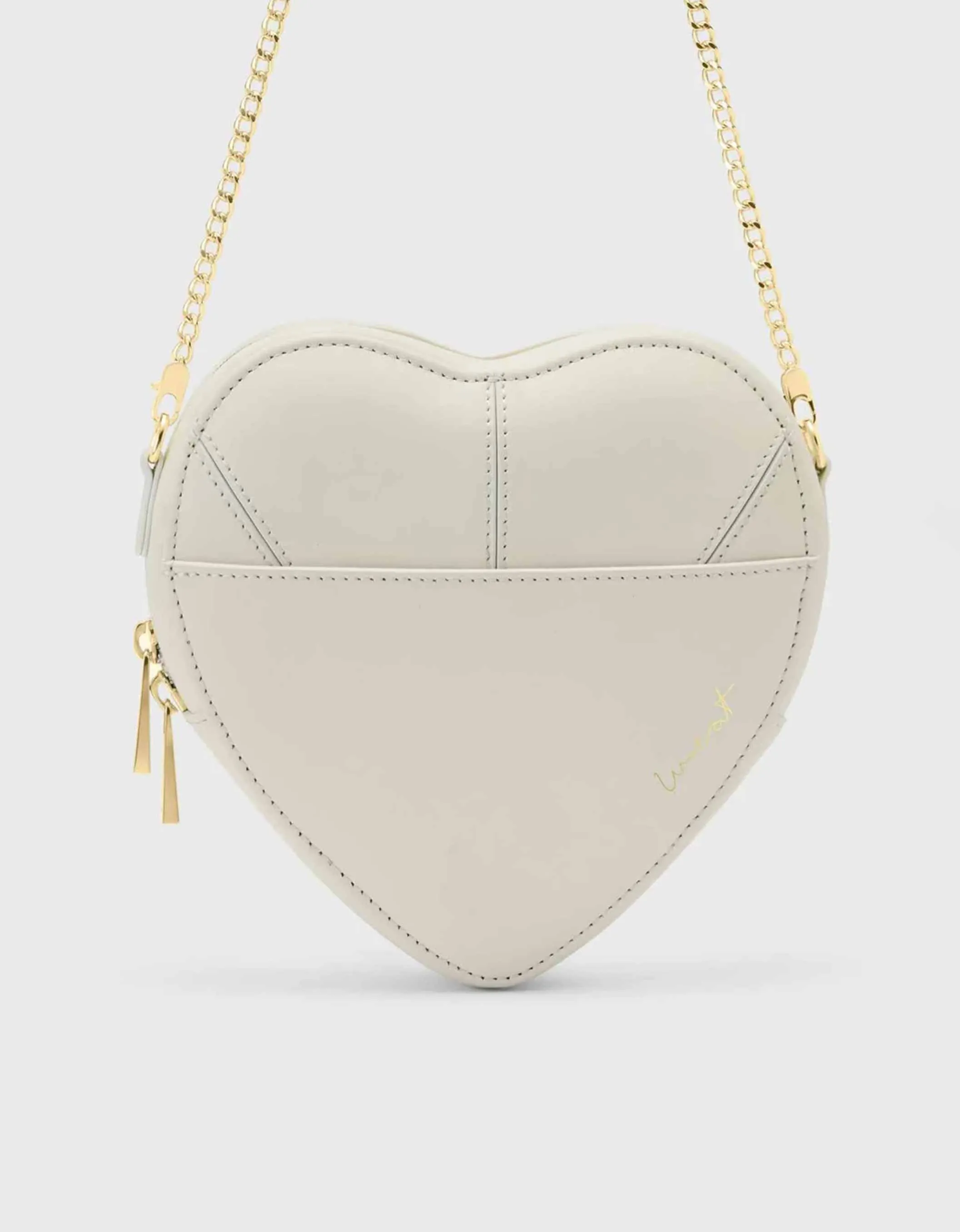 WEAT - BIG HEART BAG IVORY GOLD