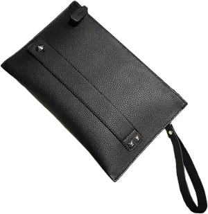 Women Envelope Clutch Bag PU Leather Female Day Clutches Large Purse Evening Bags with Wrist Strap