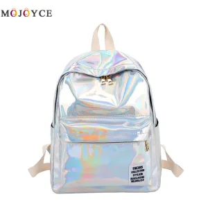 Women Laser Hologram Backpack