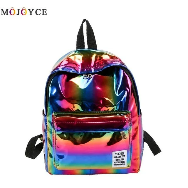 Women Laser Hologram Backpack