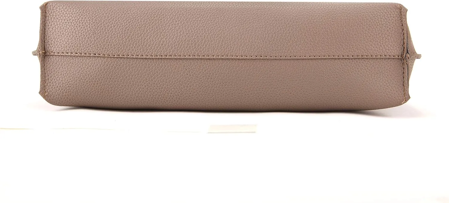 Women Tote Bags Top Handle Satchel Handbags PU Faux Leather Tote Bag with Tassel Shoulder Purse