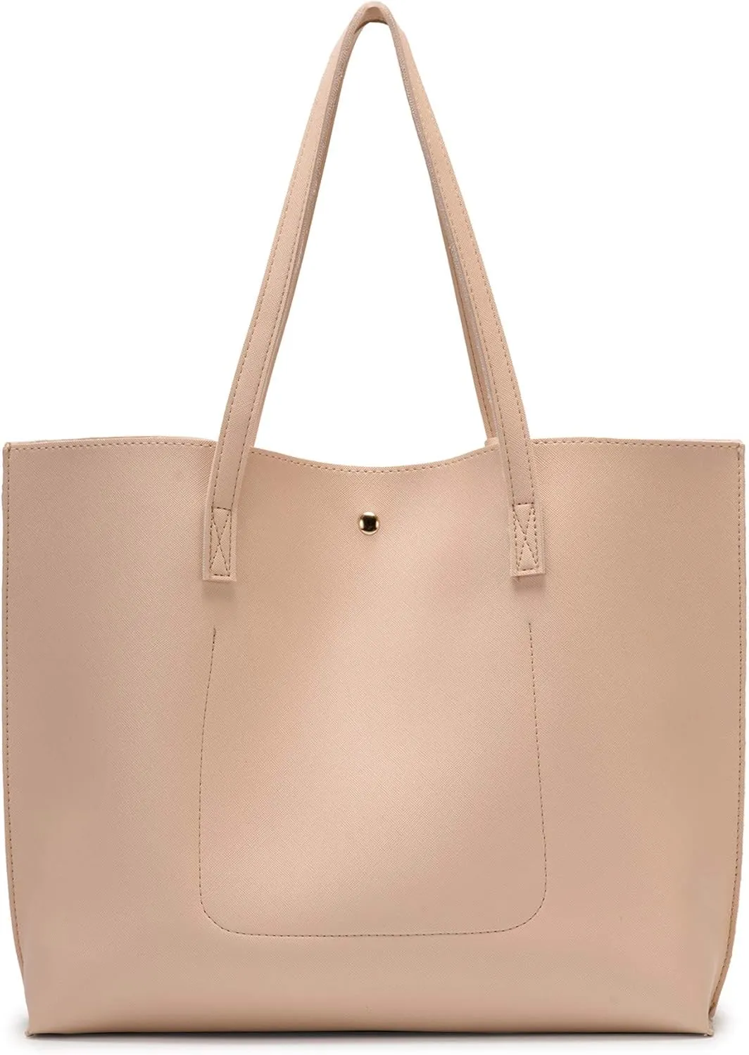 Women Tote Bags Top Handle Satchel Handbags PU Faux Leather Tote Bag with Tassel Shoulder Purse