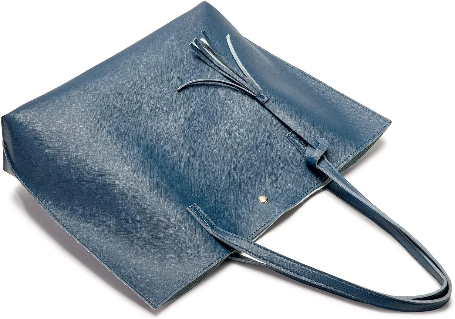 Women Tote Bags Top Handle Satchel Handbags PU Faux Leather Tote Bag with Tassel Shoulder Purse