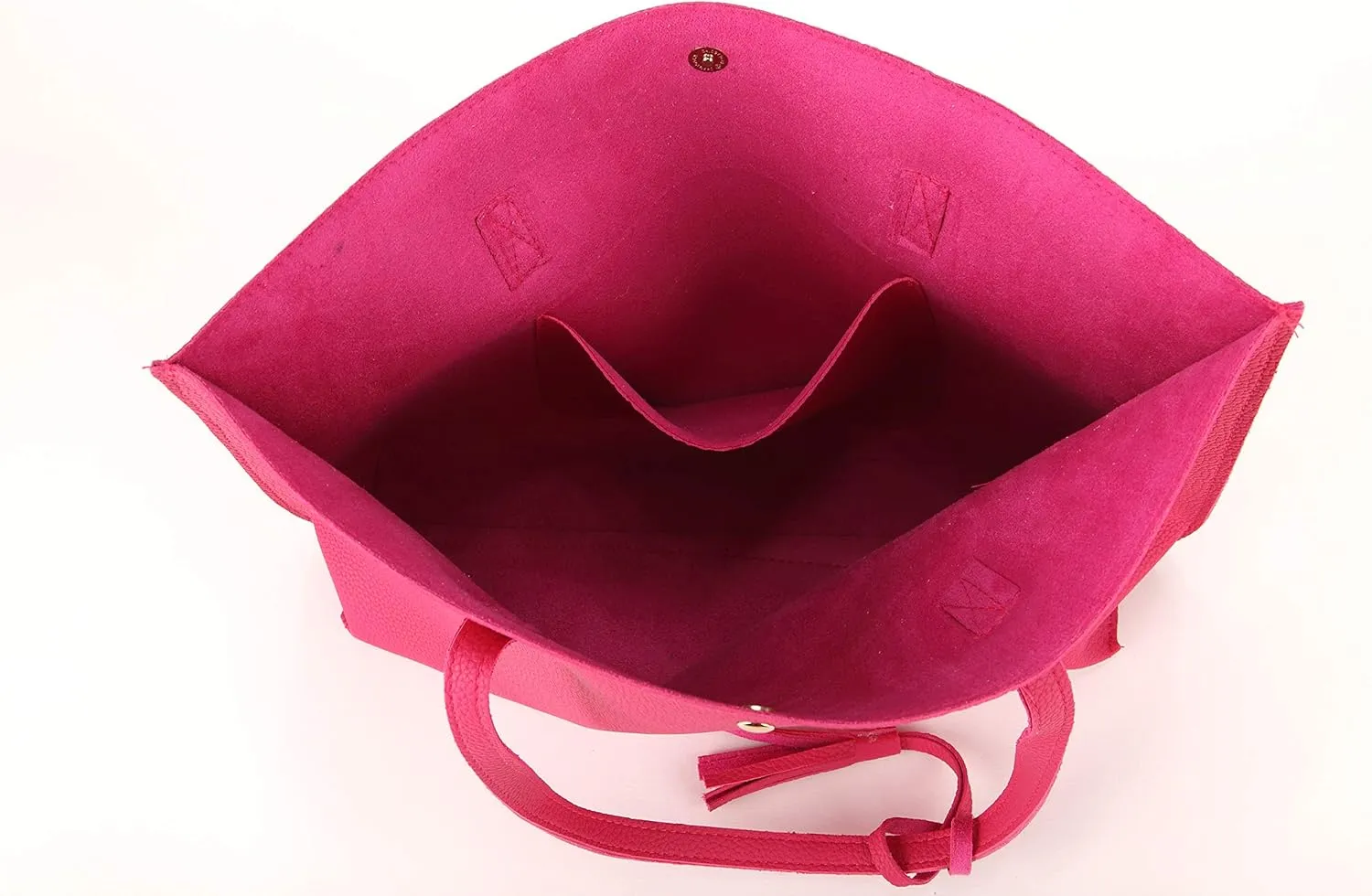 Women Tote Bags Top Handle Satchel Handbags PU Faux Leather Tote Bag with Tassel Shoulder Purse