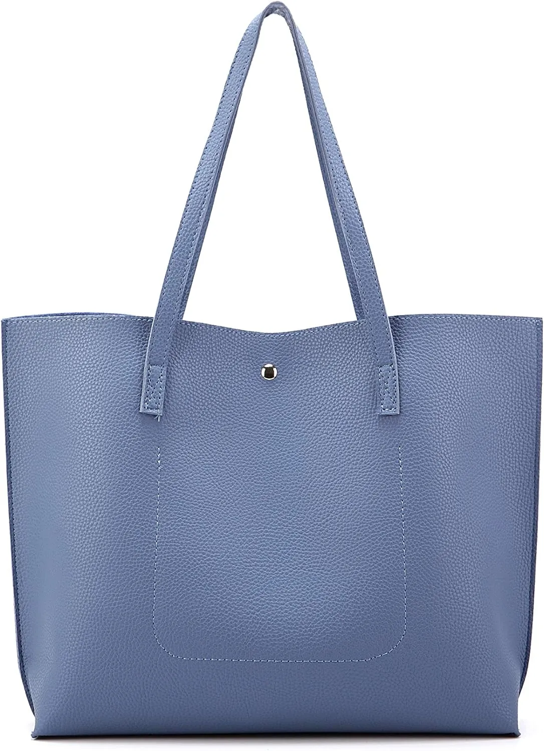 Women Tote Bags Top Handle Satchel Handbags PU Faux Leather Tote Bag with Tassel Shoulder Purse