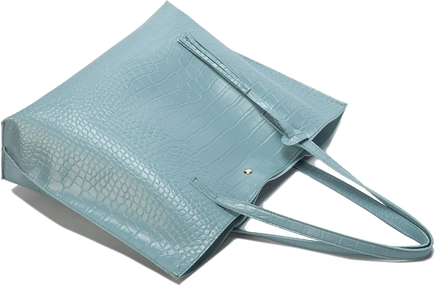 Women Tote Bags Top Handle Satchel Handbags PU Faux Leather Tote Bag with Tassel Shoulder Purse