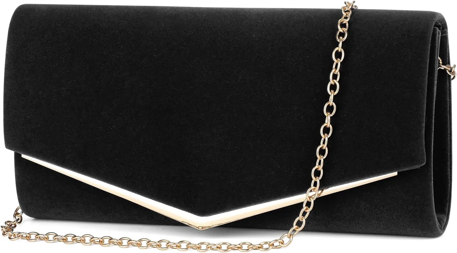 Womens Evening Clutch Bag Ladies Prom Bridal Wedding Handbag Party Purse with Detachable Chain
