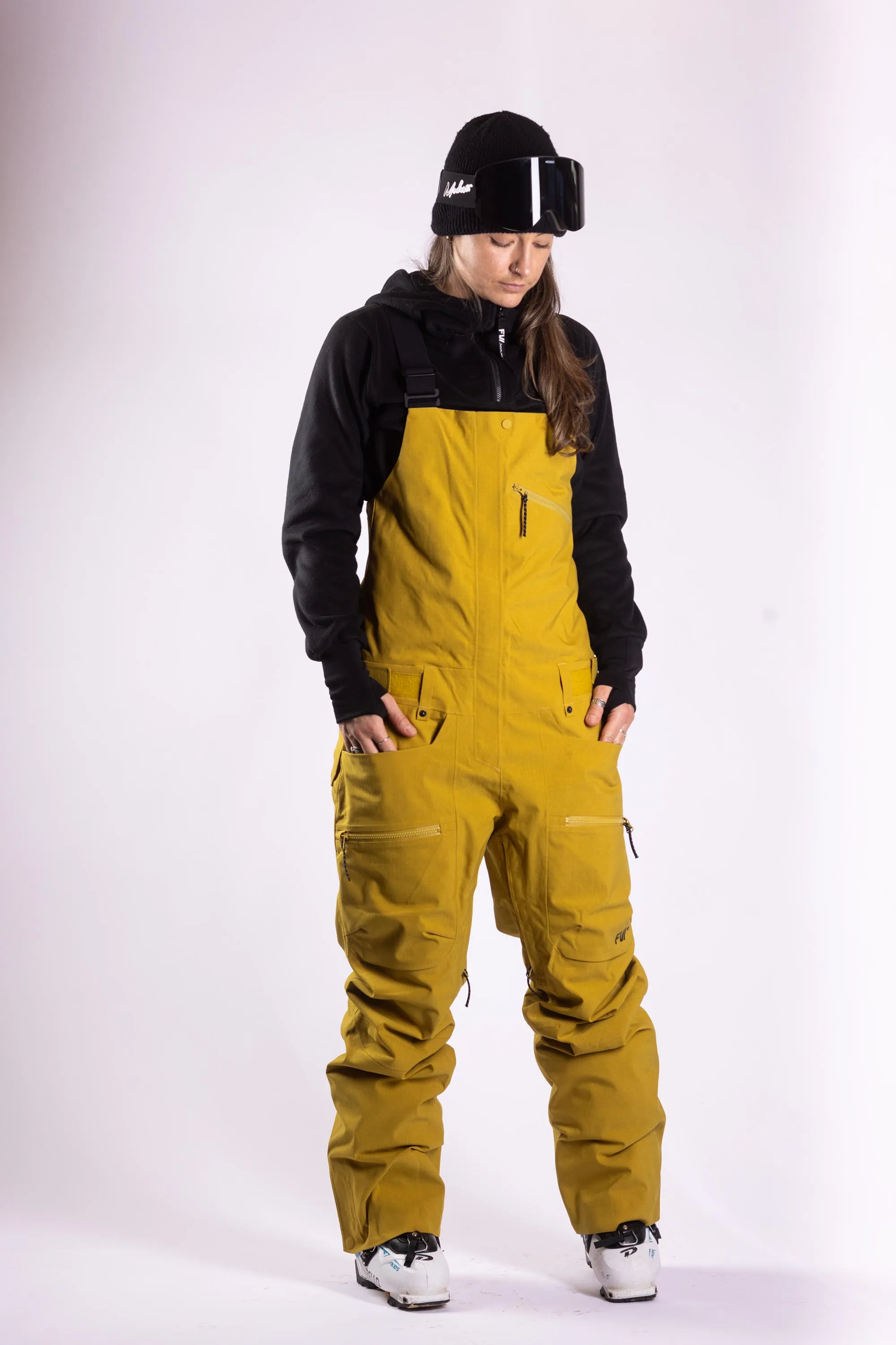 Women’s Manifest Lined 2L Bib - Dark Sulphur