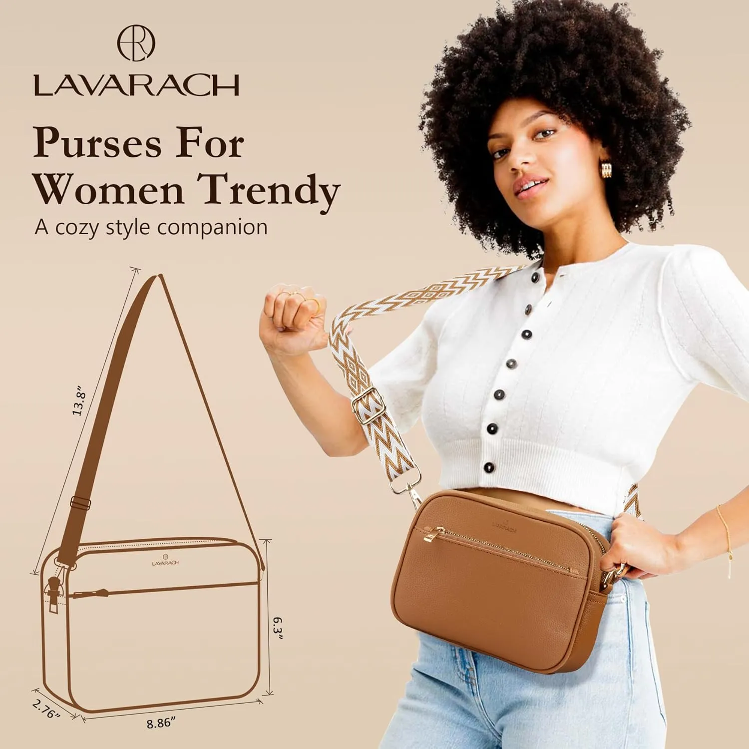 Women's RFID Crossbody Purse - Handbags for Women