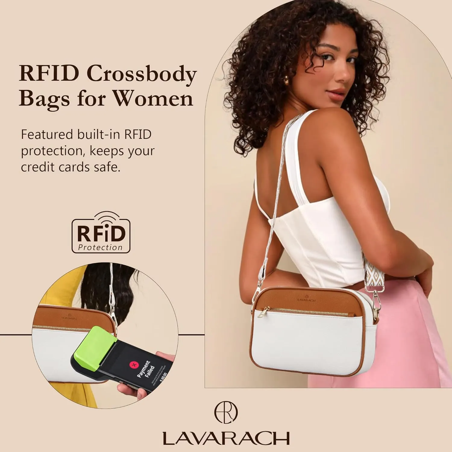 Women's RFID Crossbody Purse - Handbags for Women