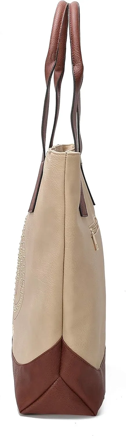 Work Tote Large Shoulder Bag Wadena Computer,Business,Travel,Tablet Tote Handbag Bag by Mia K. Farrow