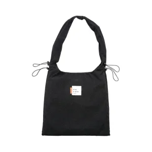 WPC Ondoo Shirring Drawstring Tote Bag (Black)