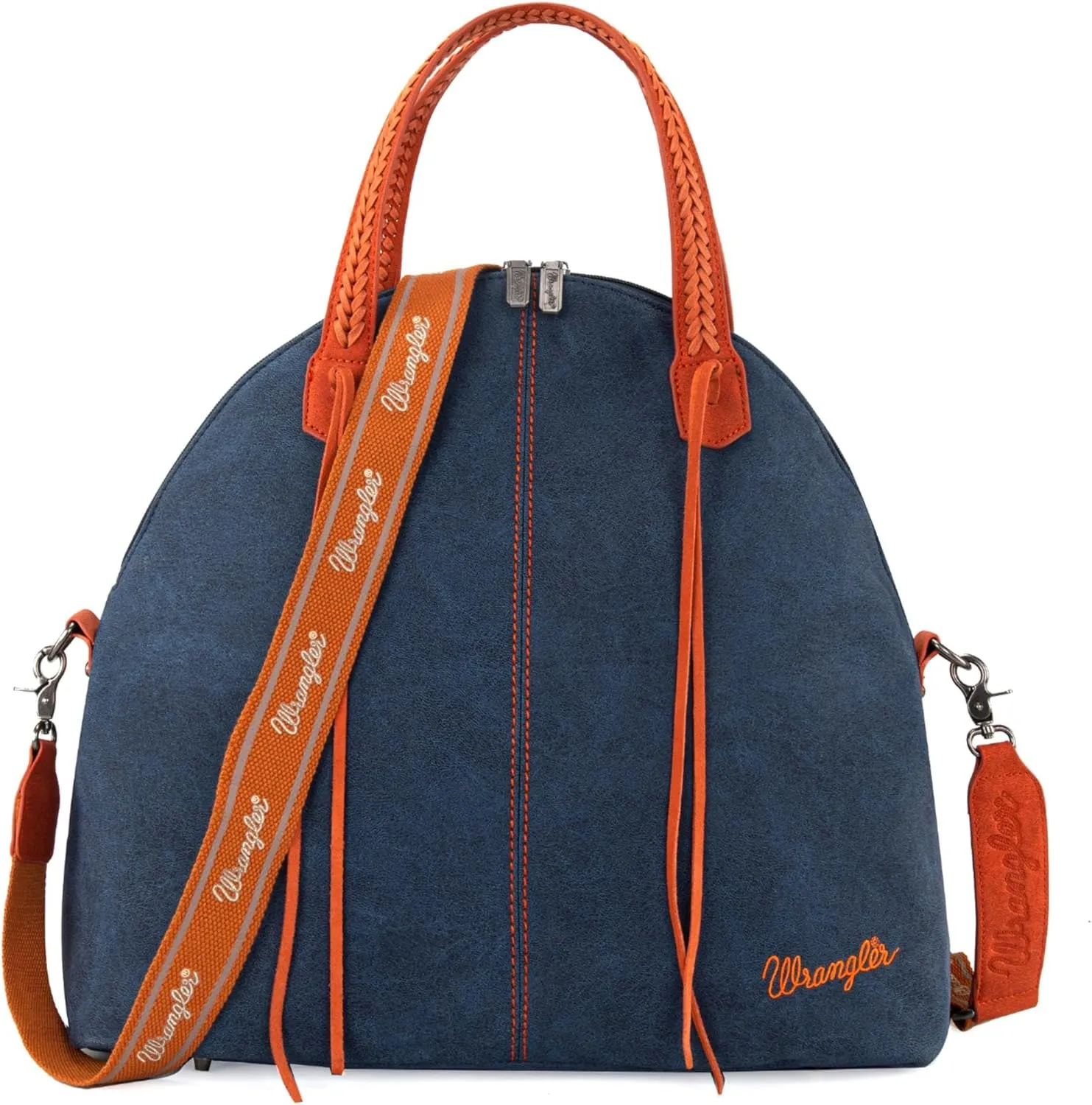Wrangler Weekender Travel Bag Woven Top Handle Large Handbag and Boho Carry on Bag